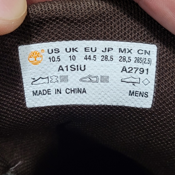 Timberland Logan Bay Alpine Hiking Boot, 10.5, Brown Leather - Picture 11 of 16